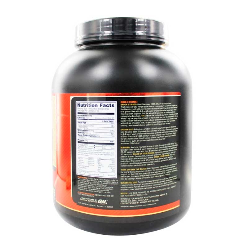 Proteina On Gold Standard Sabor Cake Batter 100% Whey 5 Lbs