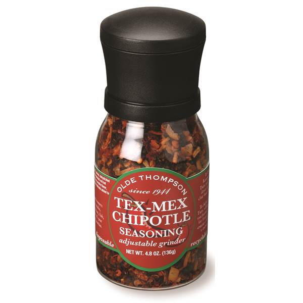 Molino Desechable Sazonador de Tex-mex Chipotle 150 grs Olde Thompson Modelo 1020-16