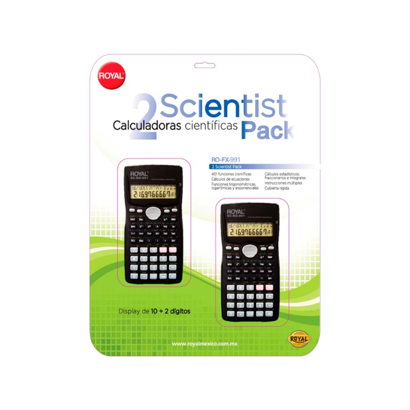 Calculadora Científica Royal RO-FX-991 401 Funciones