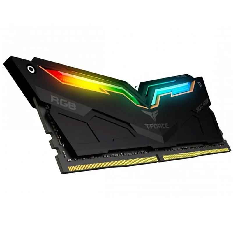 Memoria RAM DDR4 16GB 3200MHz TEAMGROUP NIGHT HAWK 2X8GB RGB TF1D416G3200HC16CDC01 