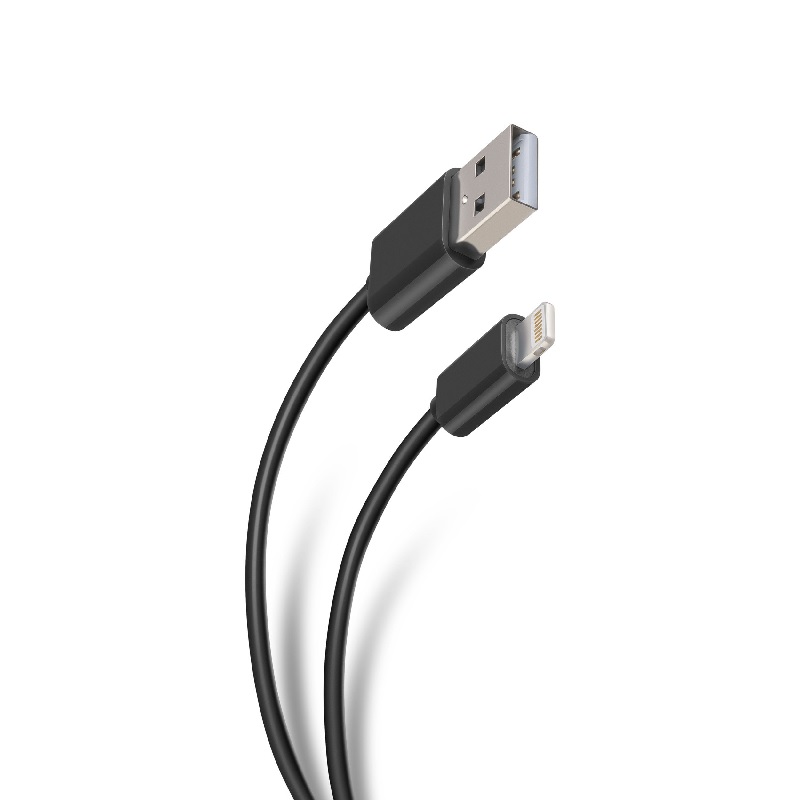 Cable Usb Iphone Lightning Negro 2 Metros Steren