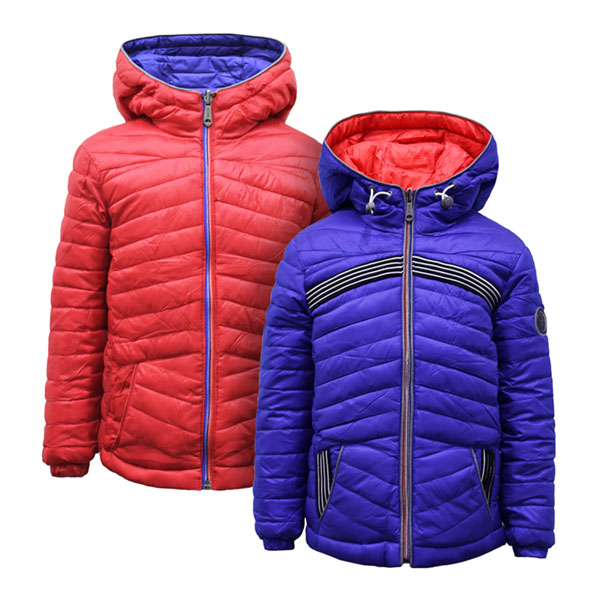 Chamarra Corta Para Niño Silver Spoon- Cameo 001 Roya Blue/Rojo