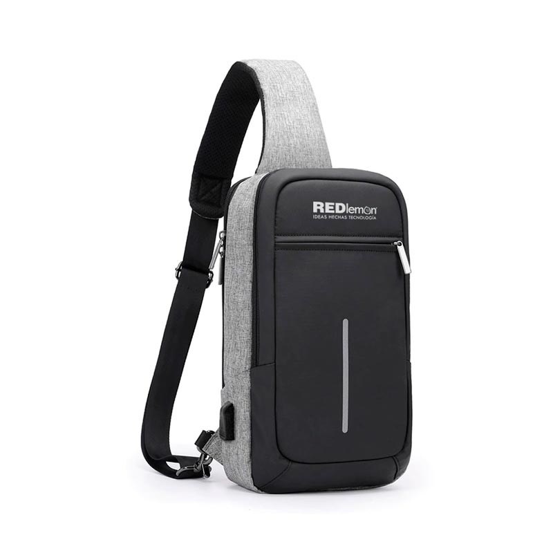 Redlemon Mochila Antirrobo Mini, Impermeable Con Puerto Usb Para Power Bank, Espacio Para Notebook
