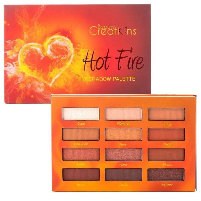Sombras Hot Fire Beauty Creations