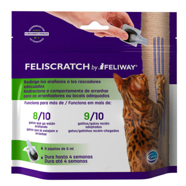 Feliway Feliscratch Para Gato 9 Pipetas De 5 Ml