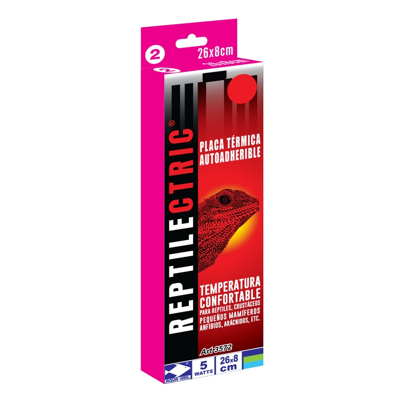 Placa Térmica Para Terrario Reptiles 26x8cm 4 Watts 3572
