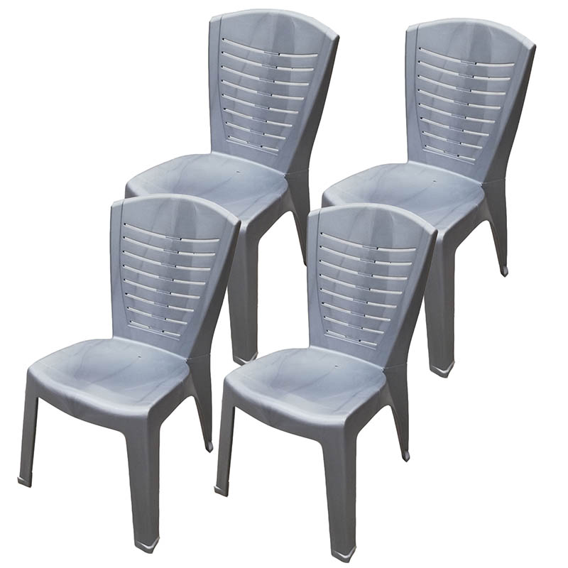 Set de 4 Sillas de Plastico modelo Berlin de FoodKeepers