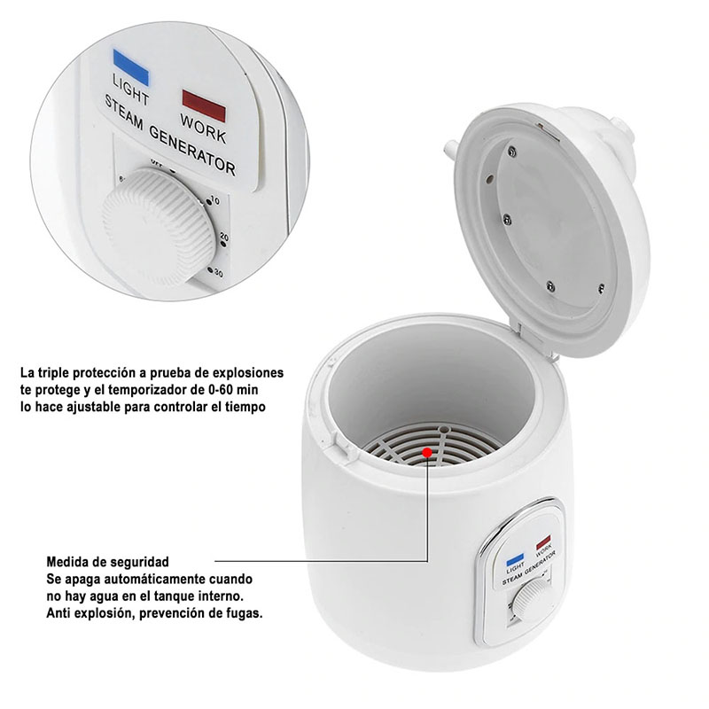Sauna Spa Portatil Baño Vapor Care Cuidado Personal Belleza