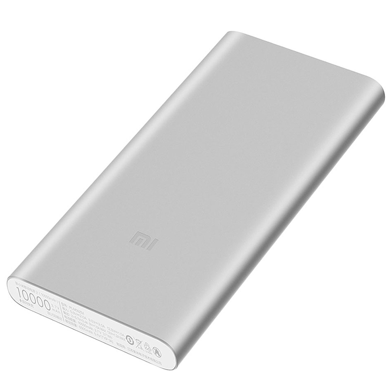 Batería Externa Xiaomi Mi Power Bank 2S 10000 mAh Version Global Plata