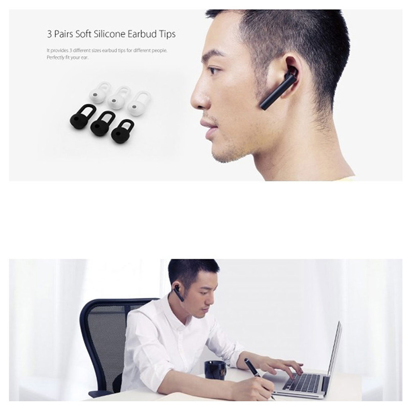 Audífono inalámbricos Xiaomi Mi Bluetooth Headset Basic Negro