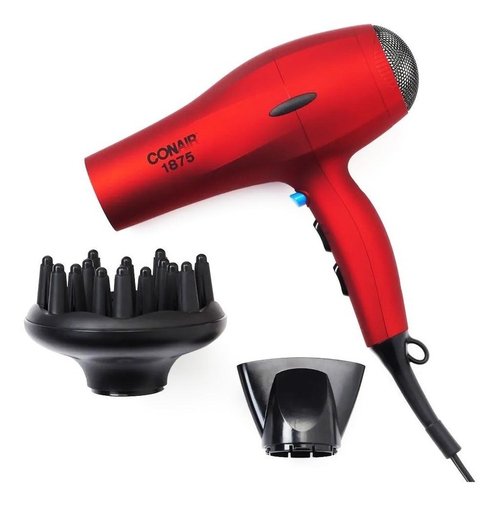 Secadora de cabello Soft Touch Styler c/difusor Conair Rojo 530ES
