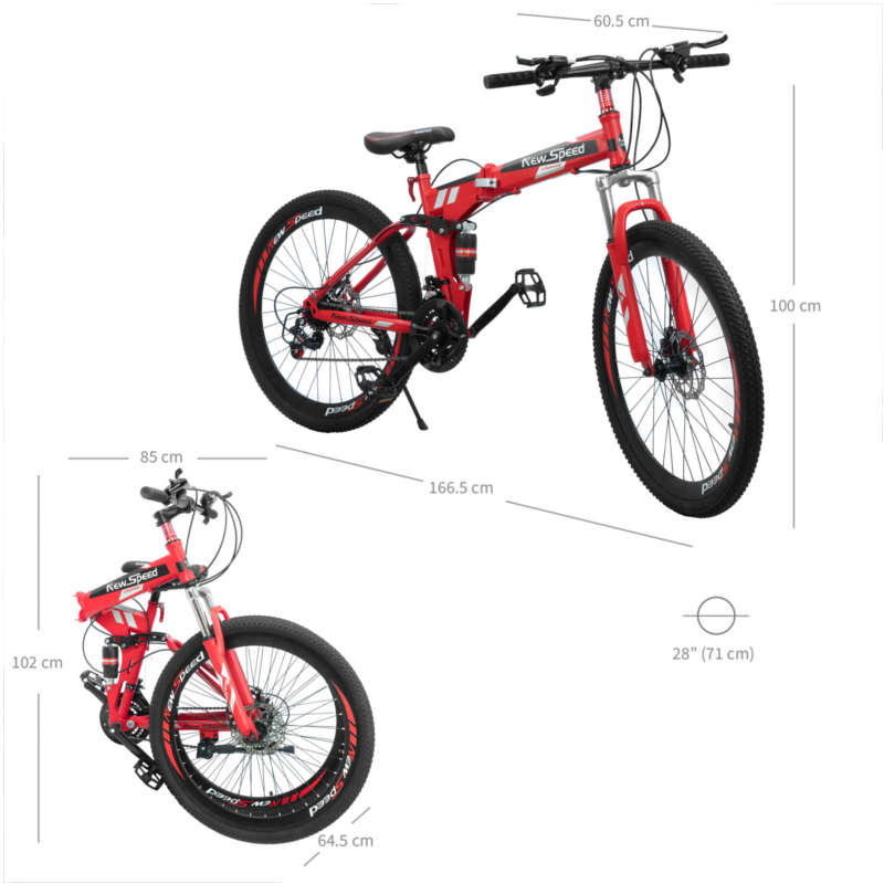 Bicicleta Montaña Altera 21 Velocidades Acero al Carbono Rodada 26