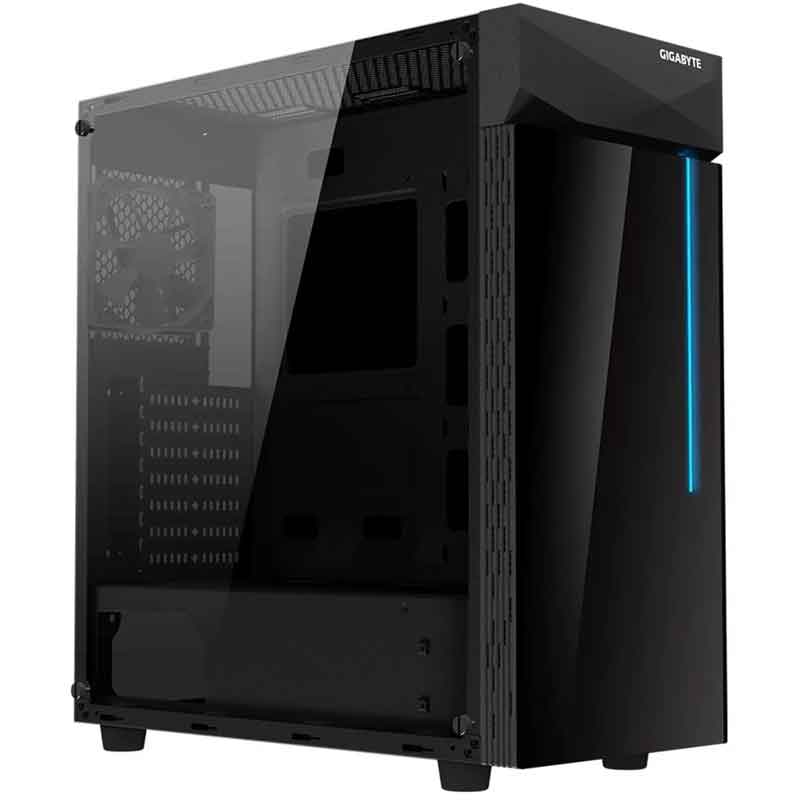 Gabinete GIGABYTE C200 GLASS 1 Fan Cristal Templado USB 3.0 RGB ATX 