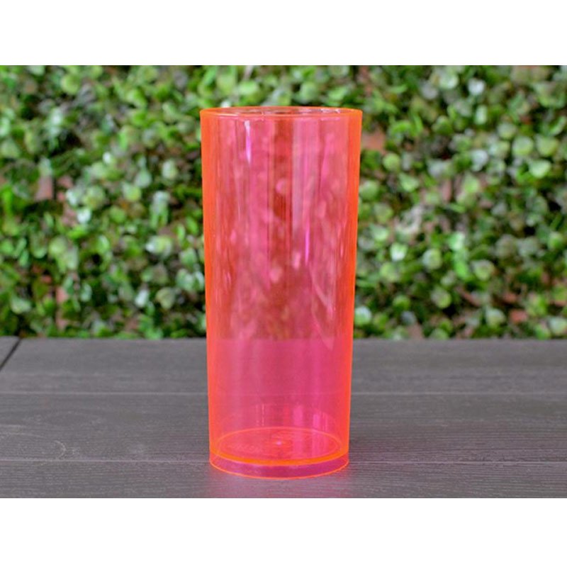 Vasos de plastico 12oz caja con 16 Rosa Neon TLP