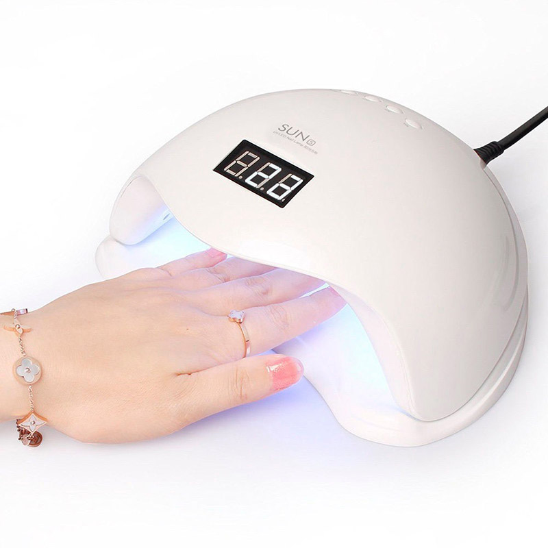 Lampara Uv Uñas Profesional Digital Gelish Spa 48 Watts Led.