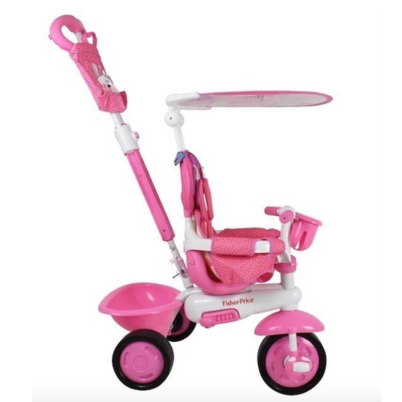 TRICICLO 3 EN 1 FISHER PRICE ROSA
