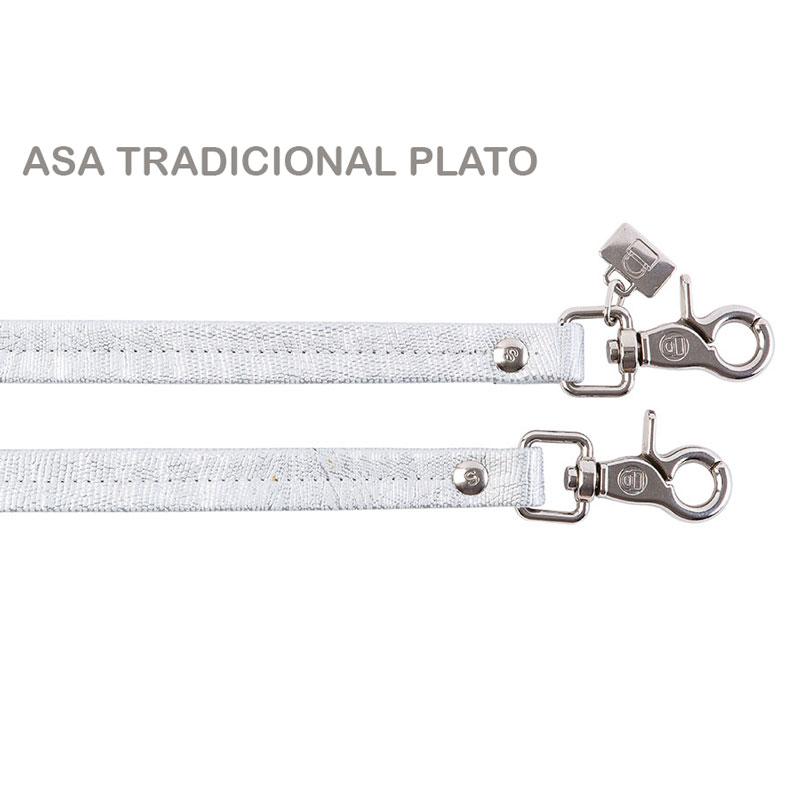 Bolsa de mano SUNDAR BÁSICA CON CIERRE dorada