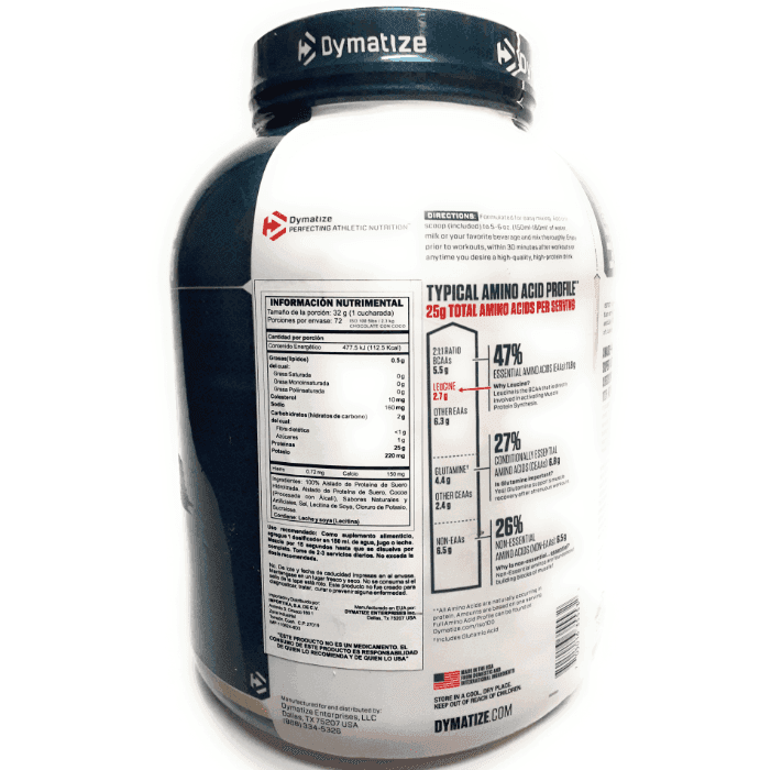 Proteina Iso 100 sabor Chocolate Fundido de 5 libras