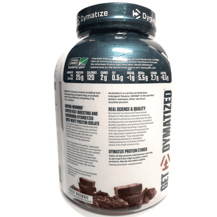 Proteina Iso 100 sabor Chocolate Fundido de 5 libras