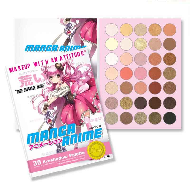 Manga Anime - Book 2 Rude Cosmetics  paleta de sombras