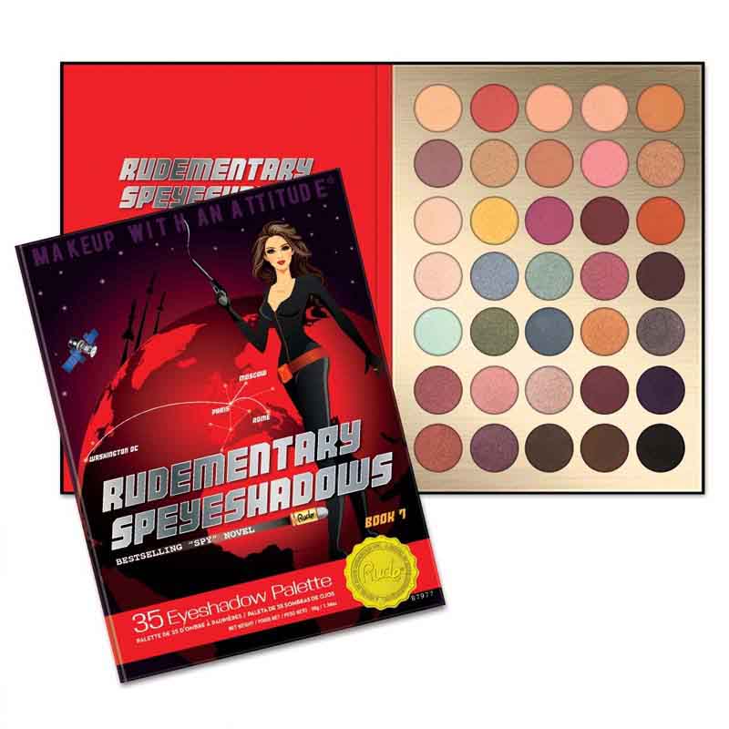Rudementary Speyeshadows - Book 7 Rude Cosmetics Paleta De Sombras