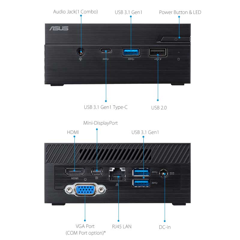 Mini Pc Asus PN40-BB021M HDMI Mini DP