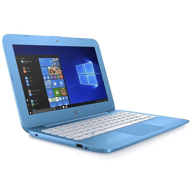 Laptop Hp Stream 11 Dual Core 32gb Ram 4gb W10 + Diadema + SD 32gb - Azul / Reacondicionada