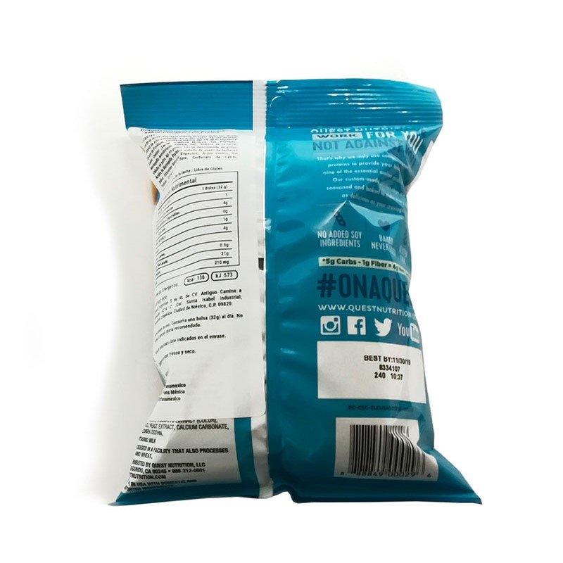 Chips de Proteína Quest Nutrition Sabor Crema y Chedar