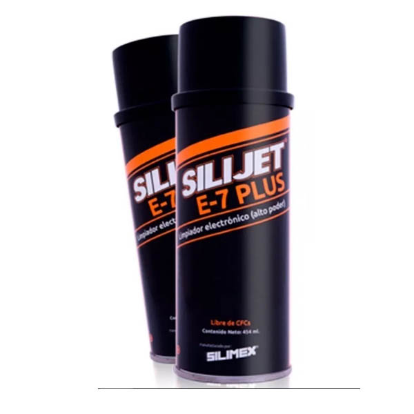 Silijet E 7 Plus 454 Ml Limpiador Electrónico (Alto Poder). Desintegra Grasa, Cochambre Polvo.