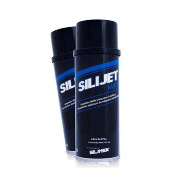 SILIJET MKS 454 ML Limpiador en aerosol para mecanismos eléctricos de máquinas industriales.