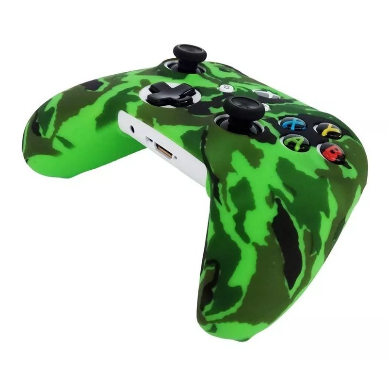 Xbox One Funda Compatible Con Xbox One S / X Verde Camuflaje
