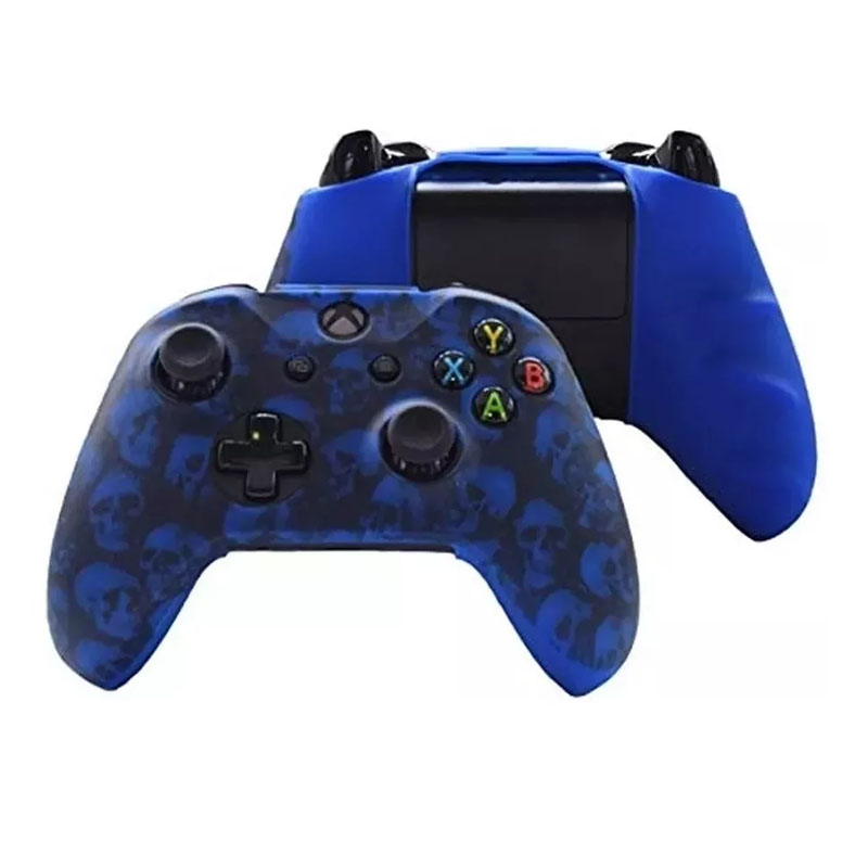 Xbox One Funda Compatible Con Xbox One S / X (Blue Skull)