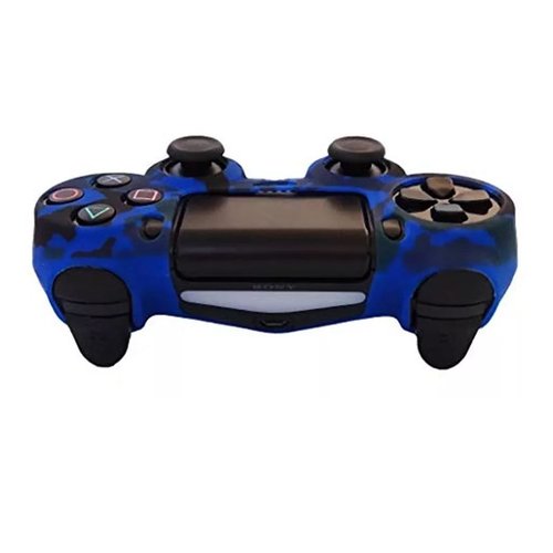 Ps4 Dualshock Funda Para Control Playstation 4 (azul camuflaje)