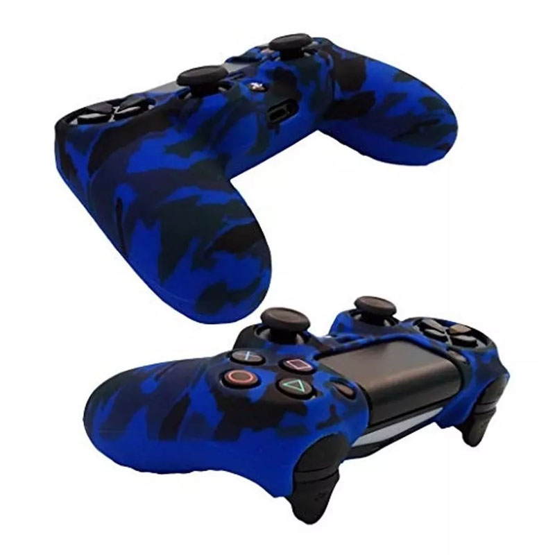 Ps4 Dualshock Funda Para Control Playstation 4 (azul camuflaje)