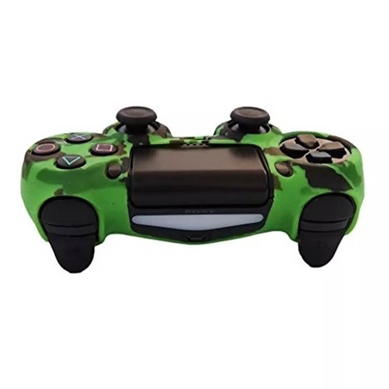 Ps4 Dualshock Funda Para Control Playstation 4 (Verde camuflaje)