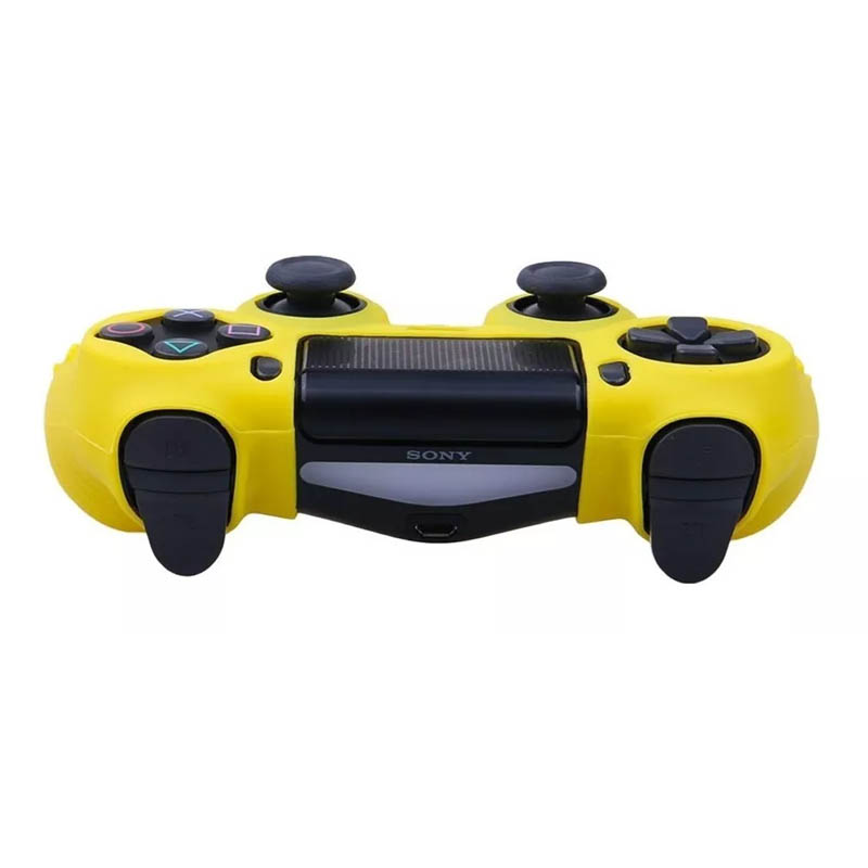 Ps4 Funda De Silicona PARA PLAYSTATION 4 Texturizada (amarilla)