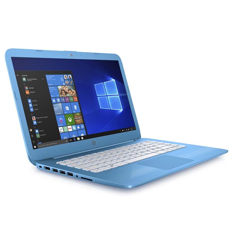 Laptop Hp Stream 14 Intel Dual Core Ssd 32gb Ram 4gb + Diadema+ SD 32GB/ AZUL