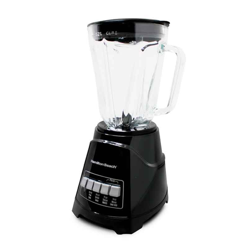 Licuadora Funciones Multiples Vaso de Vidrio Negra Hamilton Beach 58146-MX