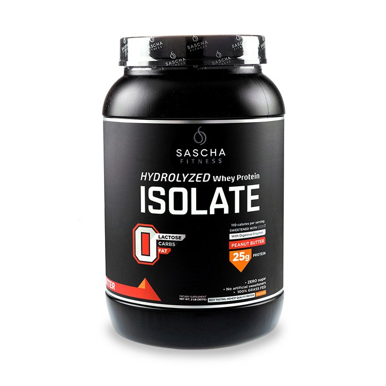 Proteína Isolate Sascha Fitness Sabor Crema de Cacahuate