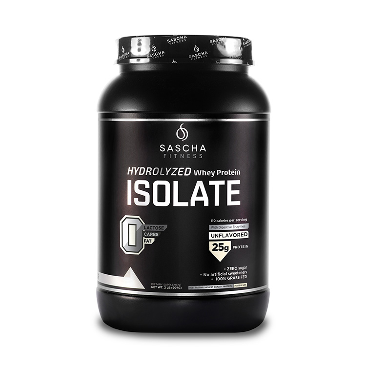 Proteína Isolate Sascha Fitness Sin Sabor