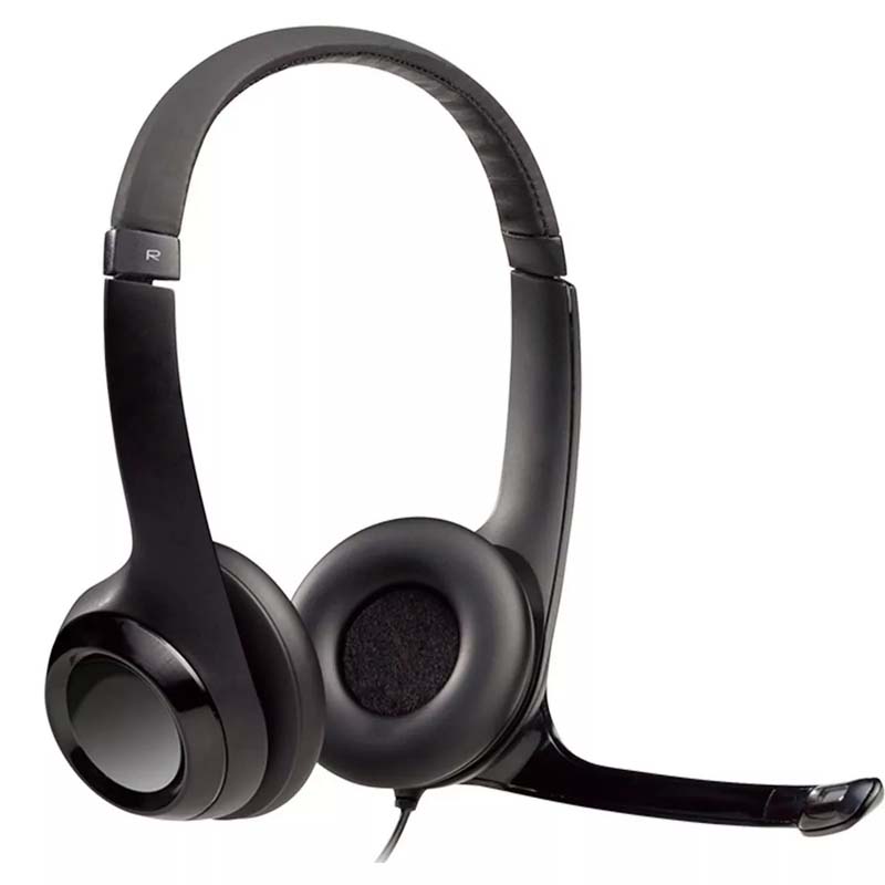 DIADEMA LOGITECH H390 STEREO NEGRA CON MICROFONO USB  981-000060