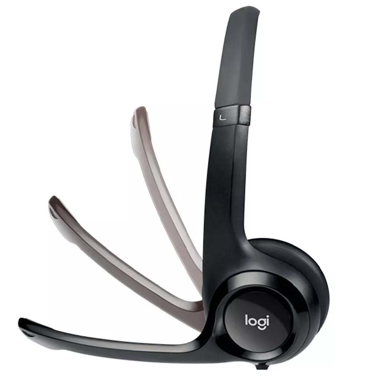 DIADEMA LOGITECH H390 STEREO NEGRA CON MICROFONO USB  981-000060