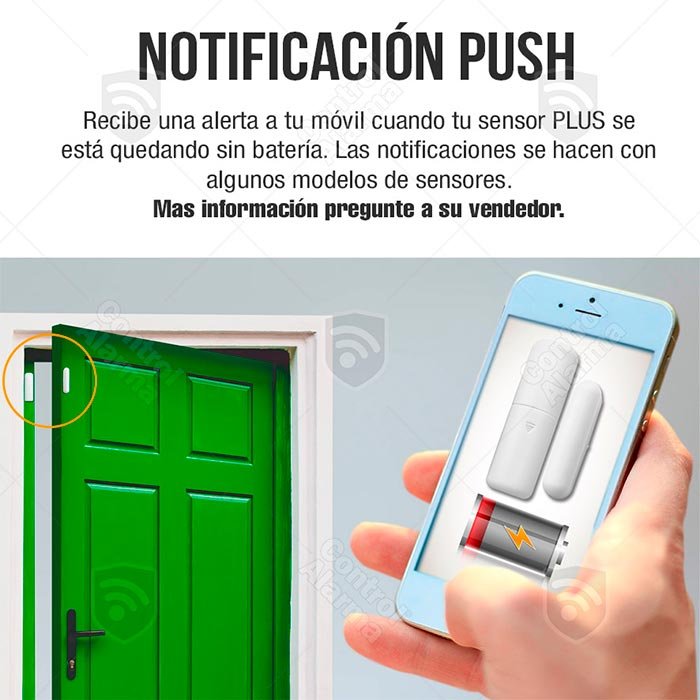 Wifi Kit 7 Alarma Triple Tecnologia GSM Cel Inalambrica Seguridad Casa Vecinal Negocio
