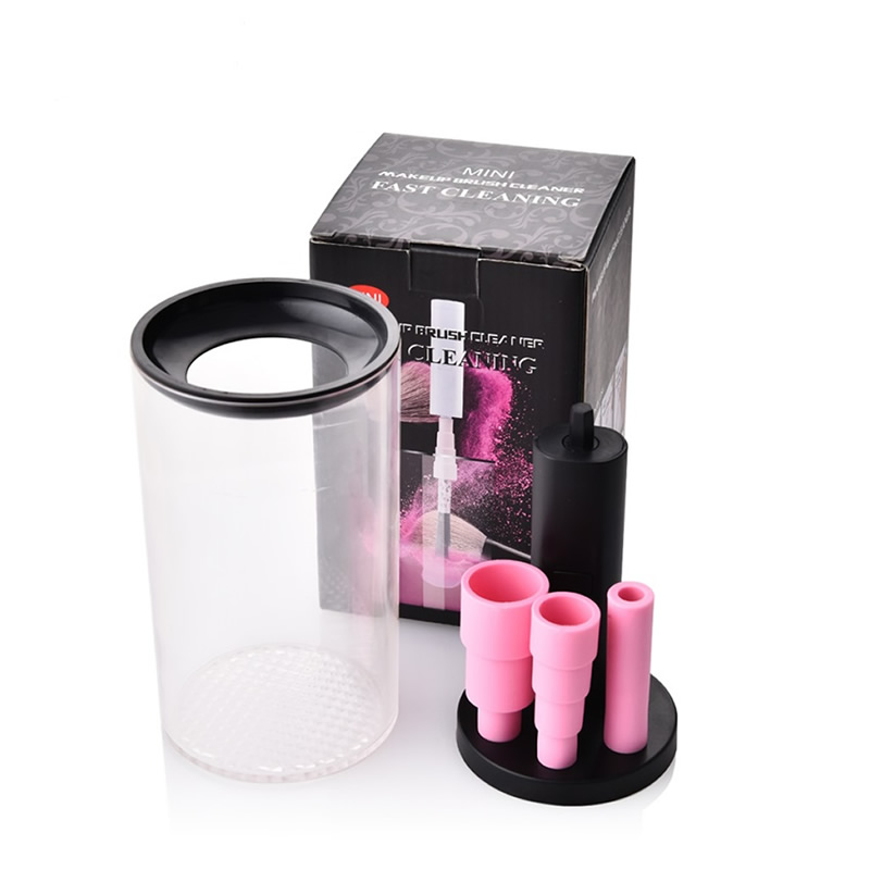 Limpiador De Brochas Eléctrico Negro