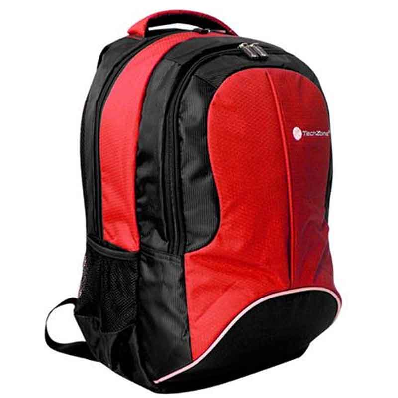 Mochila TECHZONE Backpack SPORT Rojo Negro TZBTS10BLK