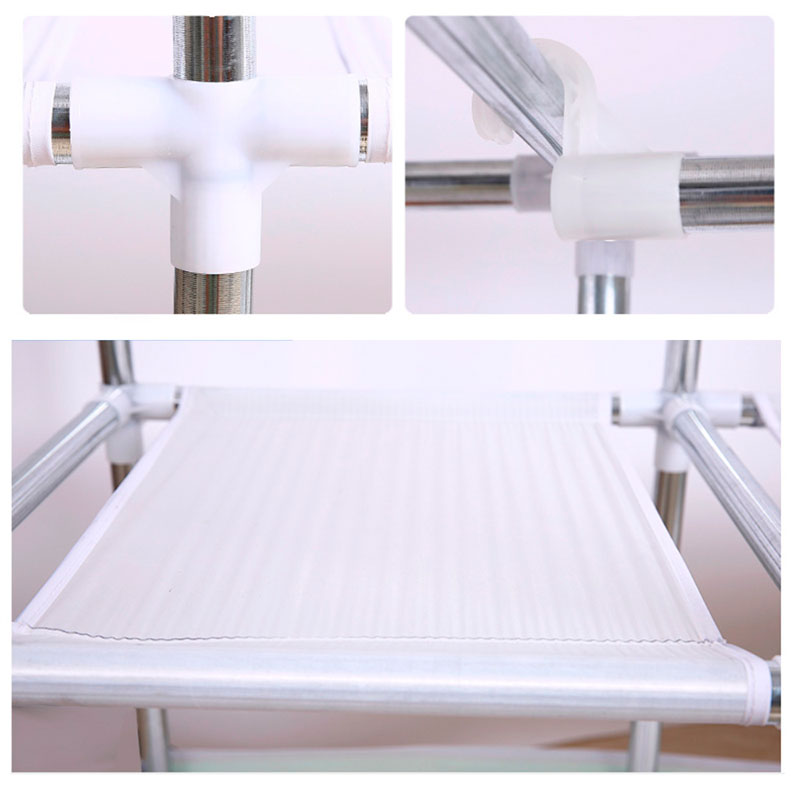 Closet Grande Armable Portatil Con Funda Lisa Vino R07