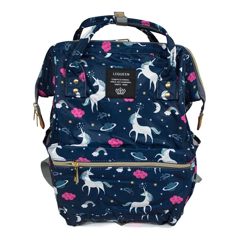 Mochila Pañalera Moderna Multiusos Amplia Básica