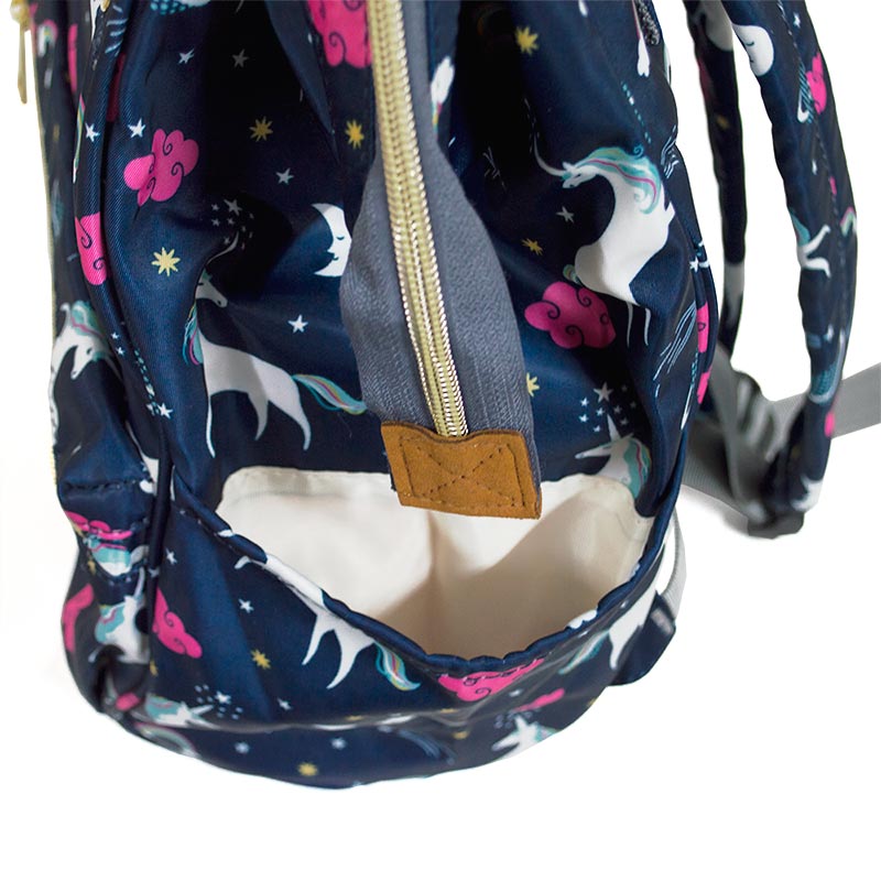 Mochila Pañalera Moderna Multiusos Amplia Básica