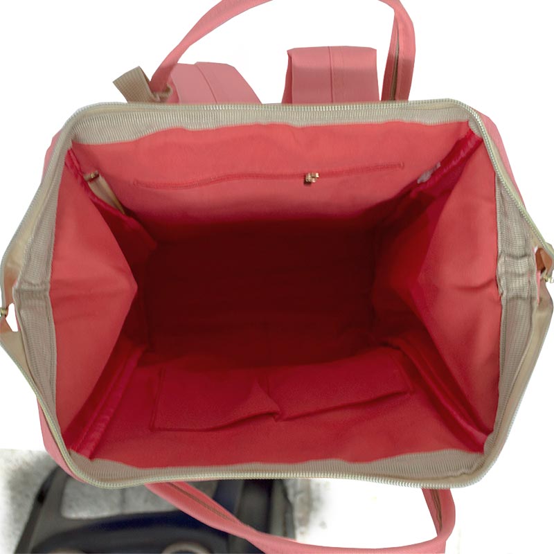 Mochila Pañalera Moderna Multiusos Amplia Básica