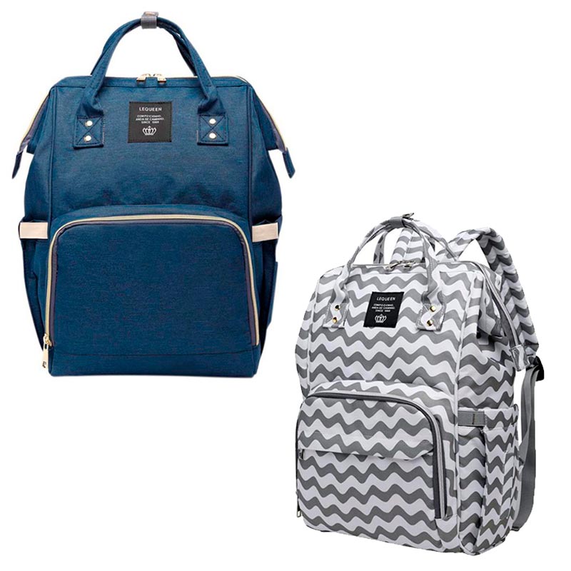 Mochila Pañalera Moderna Multiusos Amplia